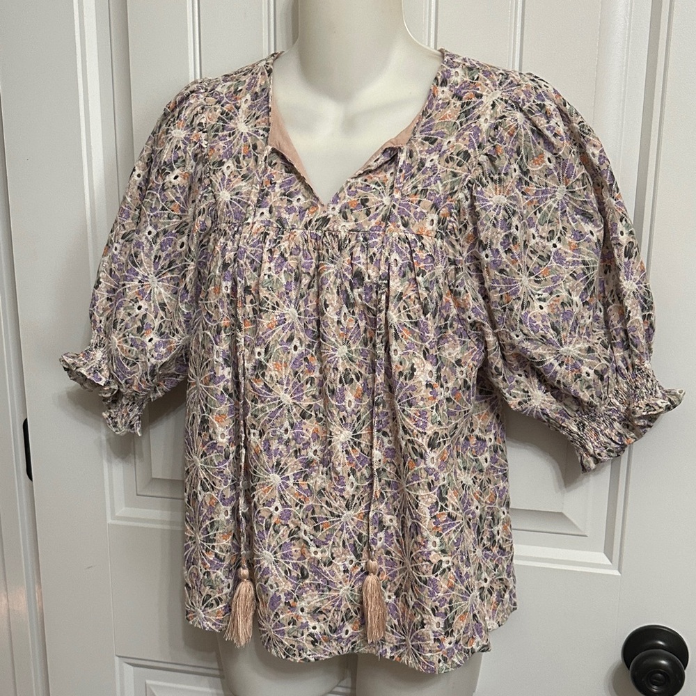 Karlie Embroidered Top Size Small